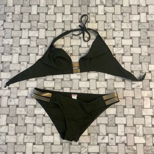 ERES Green bikini size 10